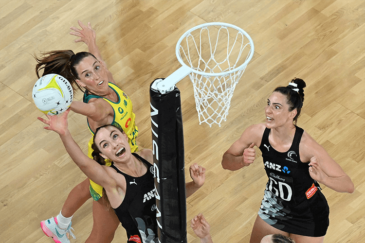 nz players playing netball